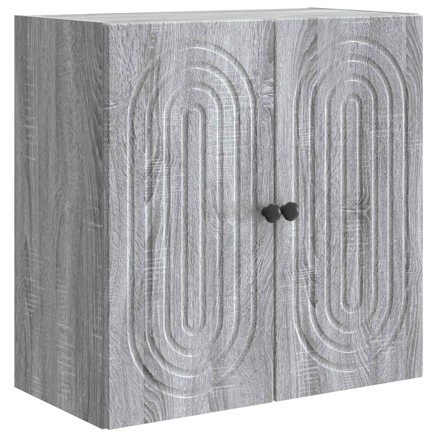 vidaXL Wall-Mounted Cabinet Grey Sonoma 59 x 31 x 60 cm 2