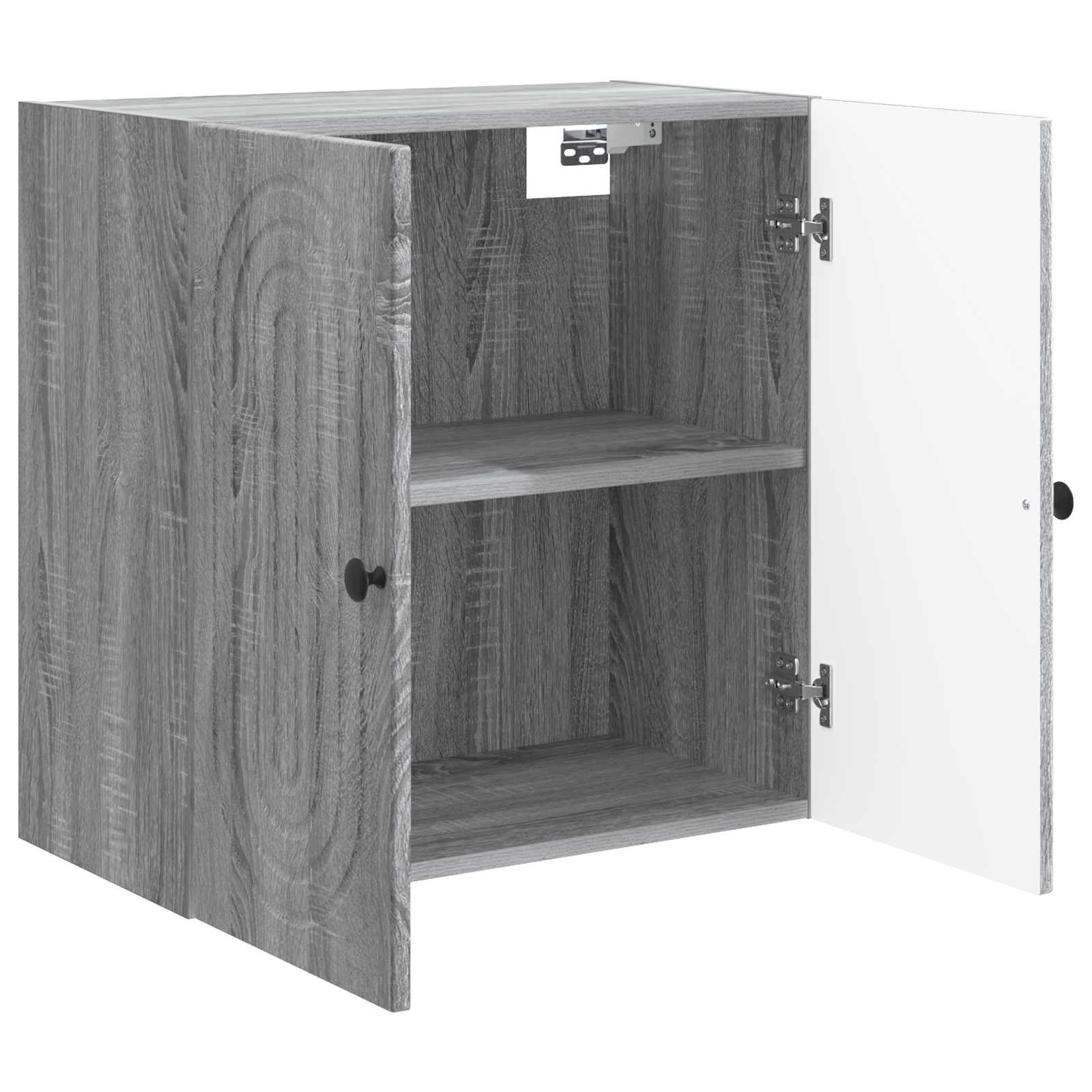 vidaXL Wall-Mounted Cabinet Grey Sonoma 59 x 31 x 60 cm 3