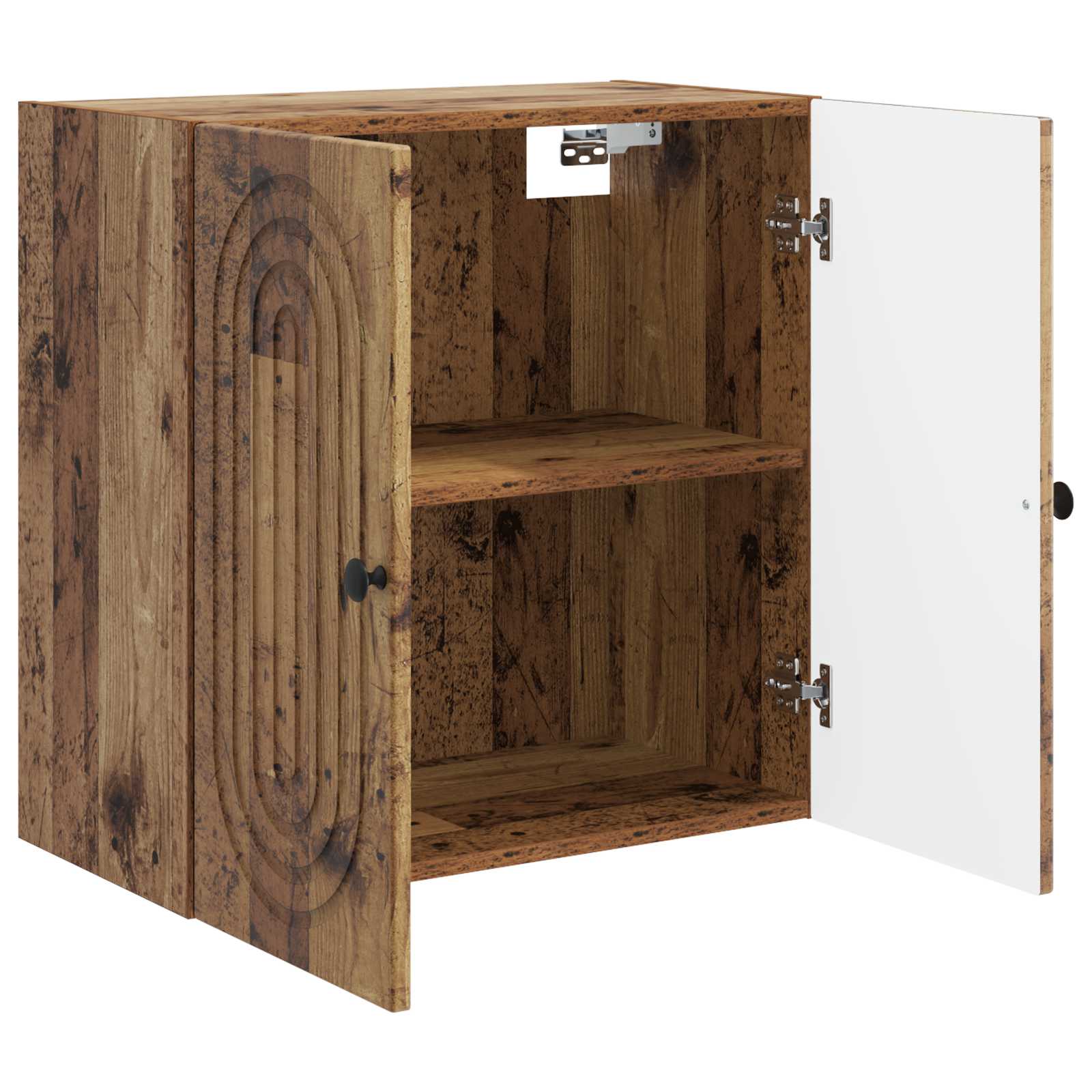 vidaXL Wall-Mounted Cabinet Old Wood 59 x 31 x 60 cm Engineered Wood 3