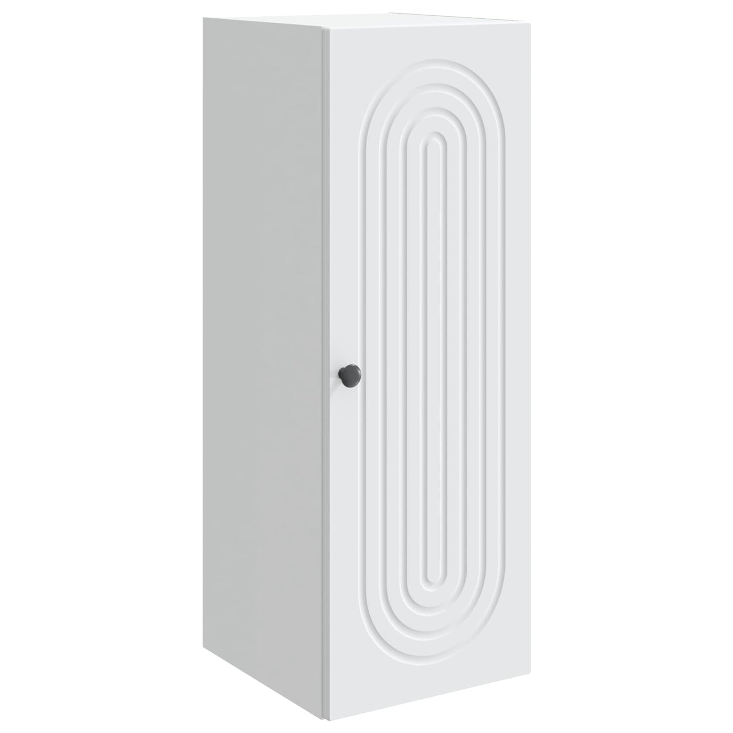 vidaXL Wall-Mounted Cabinet White 33 x 34.5 x 90 cm Engineered Wood 2