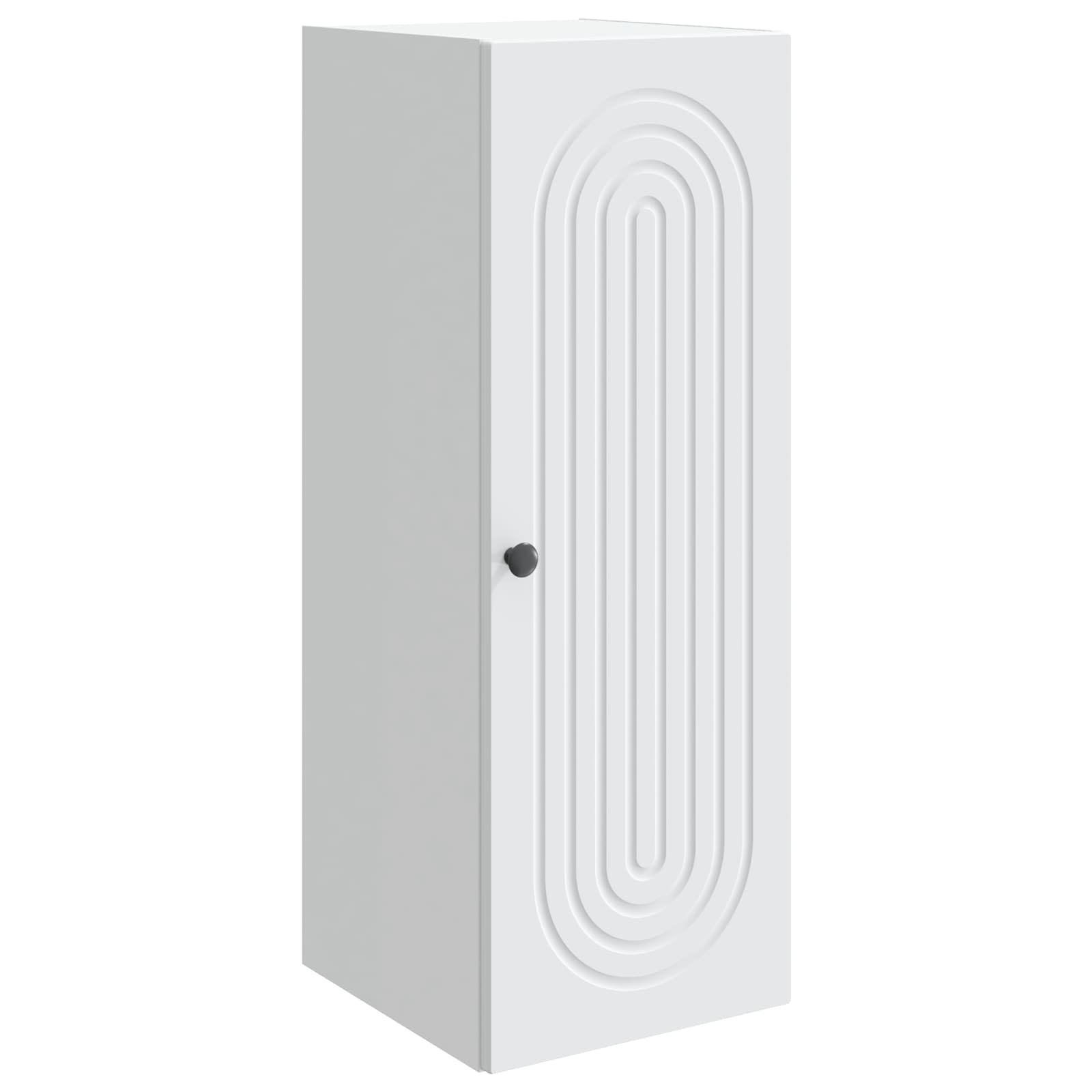 vidaXL Wall-Mounted Cabinet White 33 x 34.5 x 90 cm Engineered Wood 2