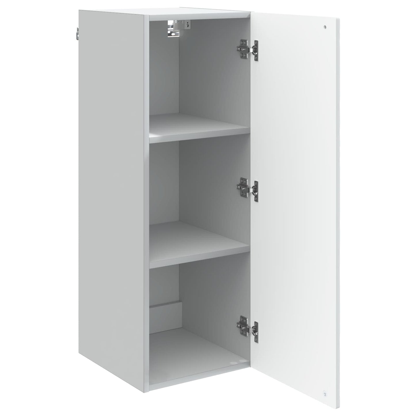 vidaXL Wall-Mounted Cabinet White 33 x 34.5 x 90 cm Engineered Wood 3