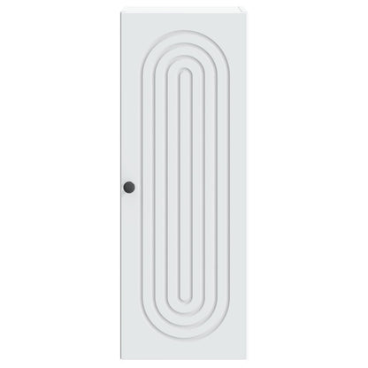 vidaXL Wall-Mounted Cabinet White 33 x 34.5 x 90 cm Engineered Wood 4