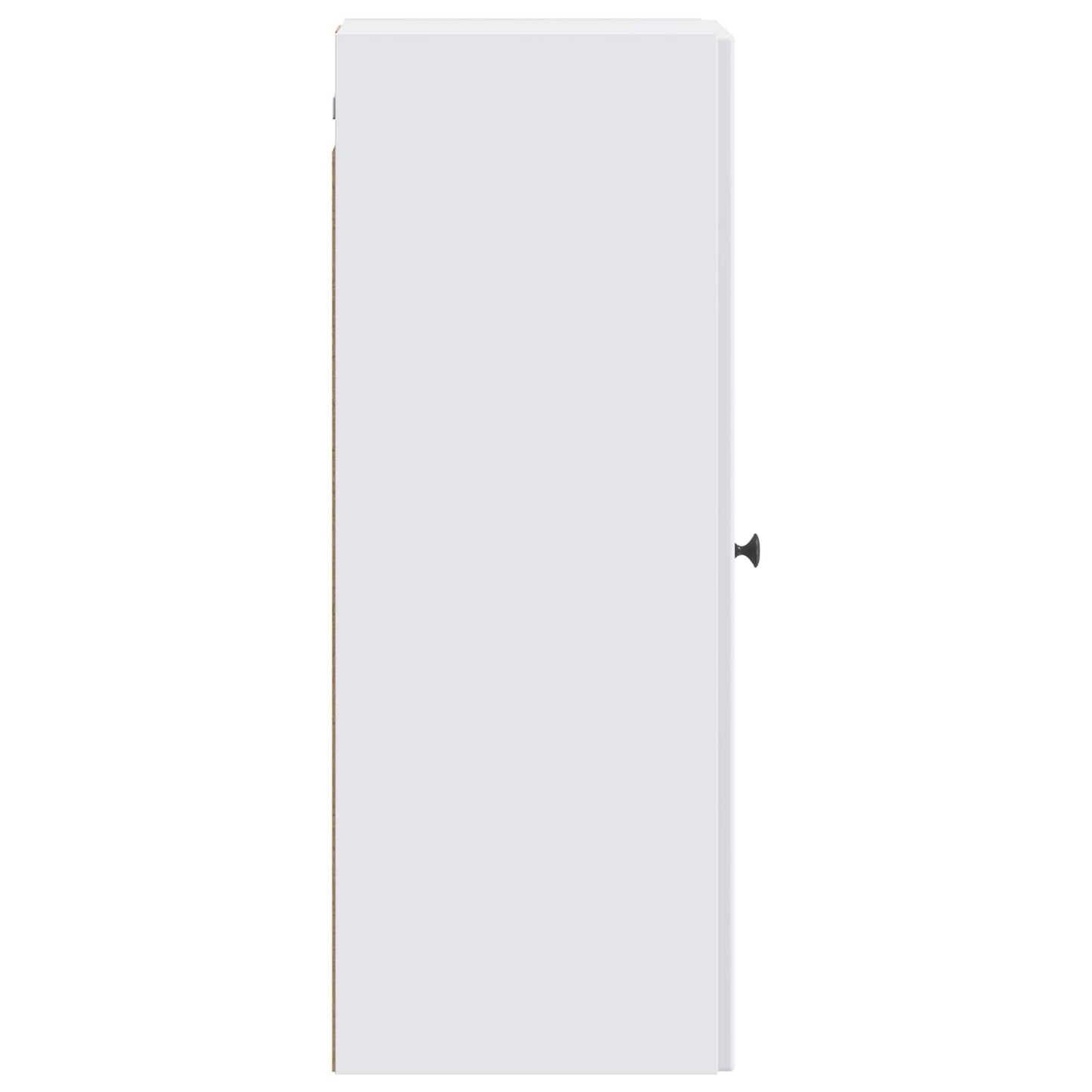 vidaXL Wall-Mounted Cabinet White 33 x 34.5 x 90 cm Engineered Wood 5