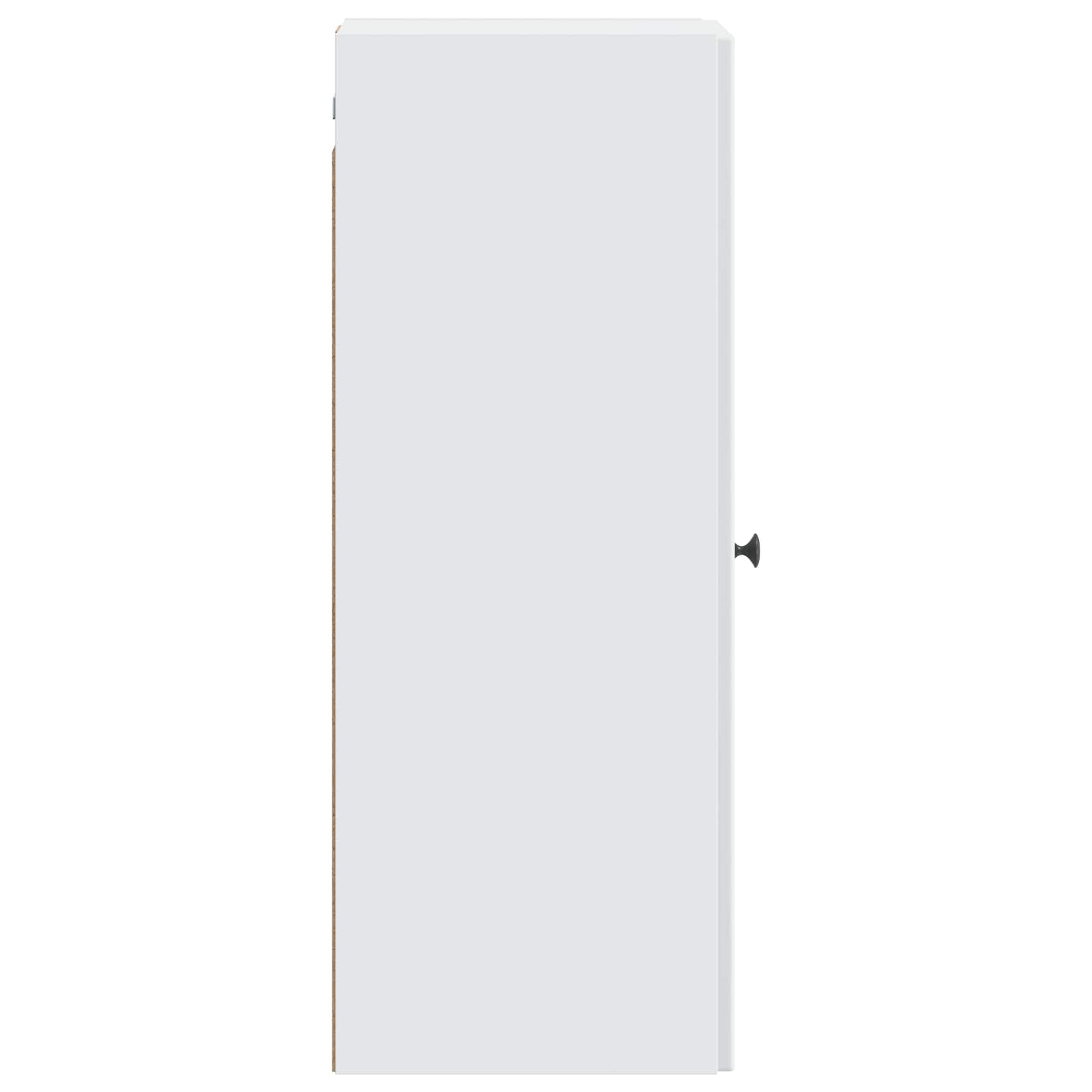 vidaXL Wall-Mounted Cabinet White 33 x 34.5 x 90 cm Engineered Wood 5
