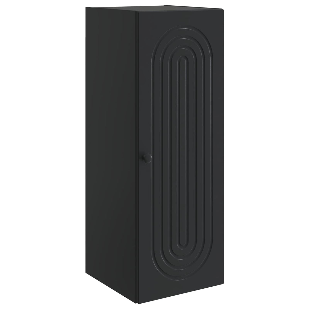Wall-Mounted Cabinet Engineered Wood Depth 34.5 cm Black