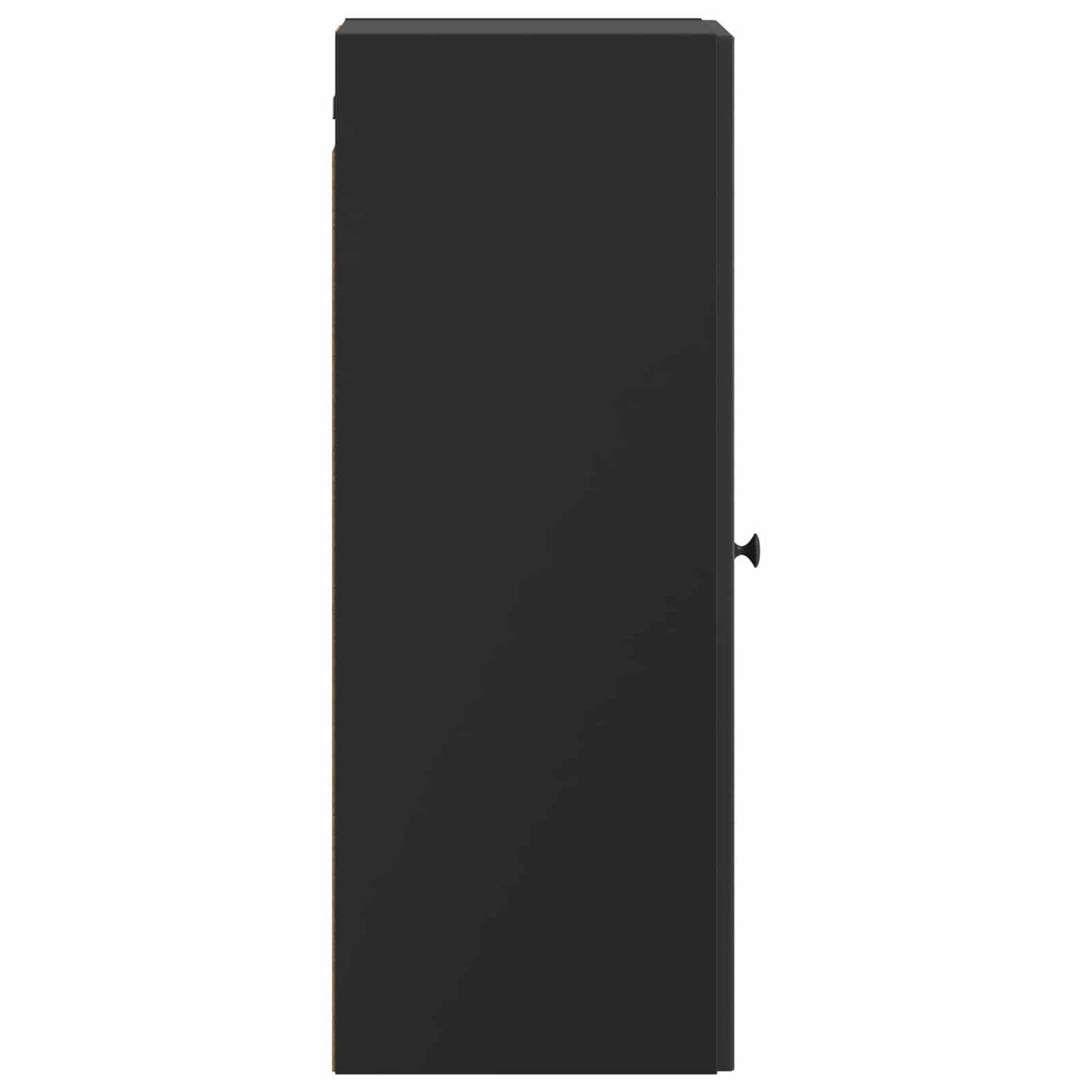 vidaXL Wall-Mounted Cabinet Black 33 x 34.5 x 90 cm Engineered Wood 5