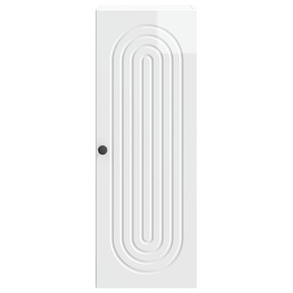 vidaXL Wall-Mounted Cabinet High Gloss White 33 x 34.5 x 90 cm 4