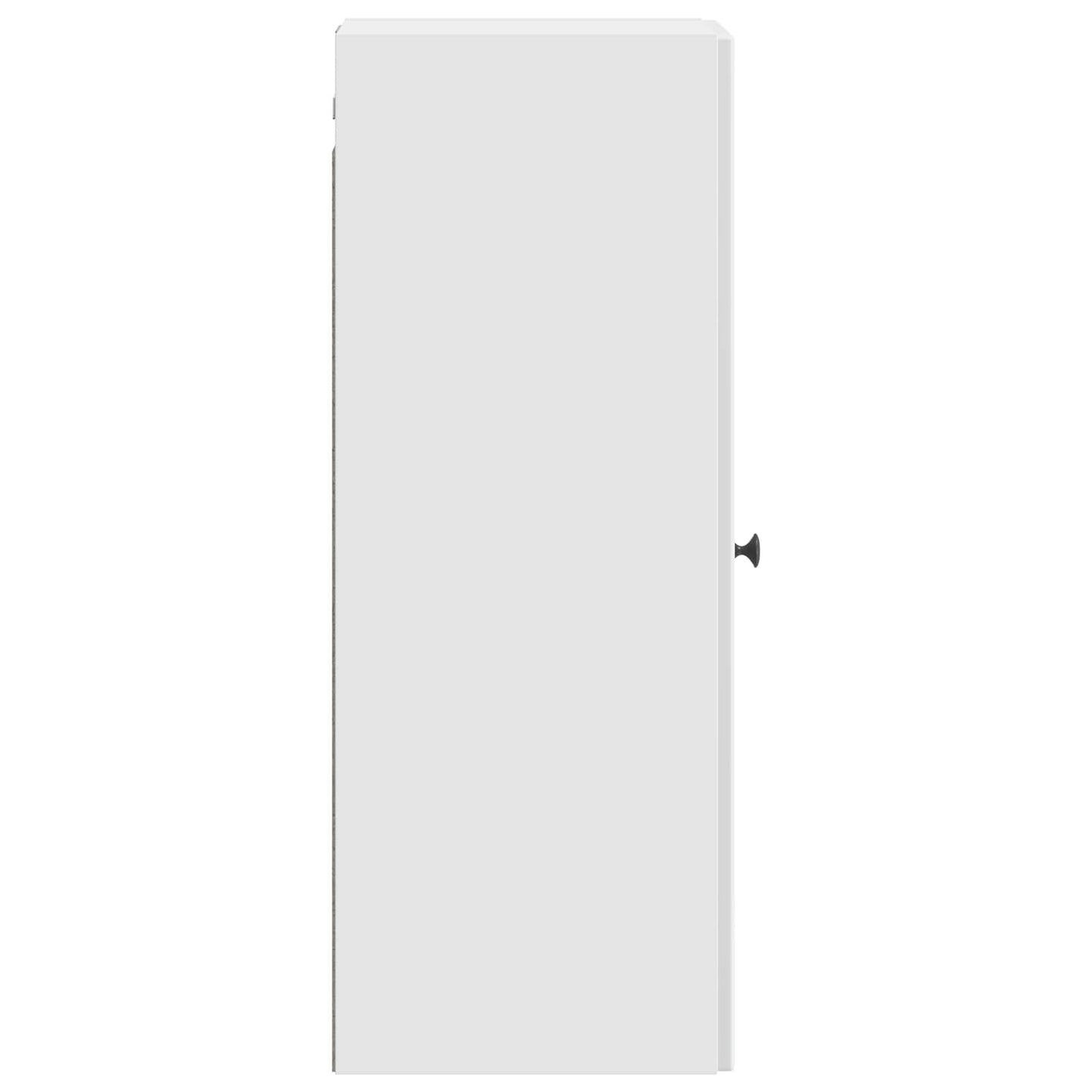 vidaXL Wall-Mounted Cabinet High Gloss White 33 x 34.5 x 90 cm 5