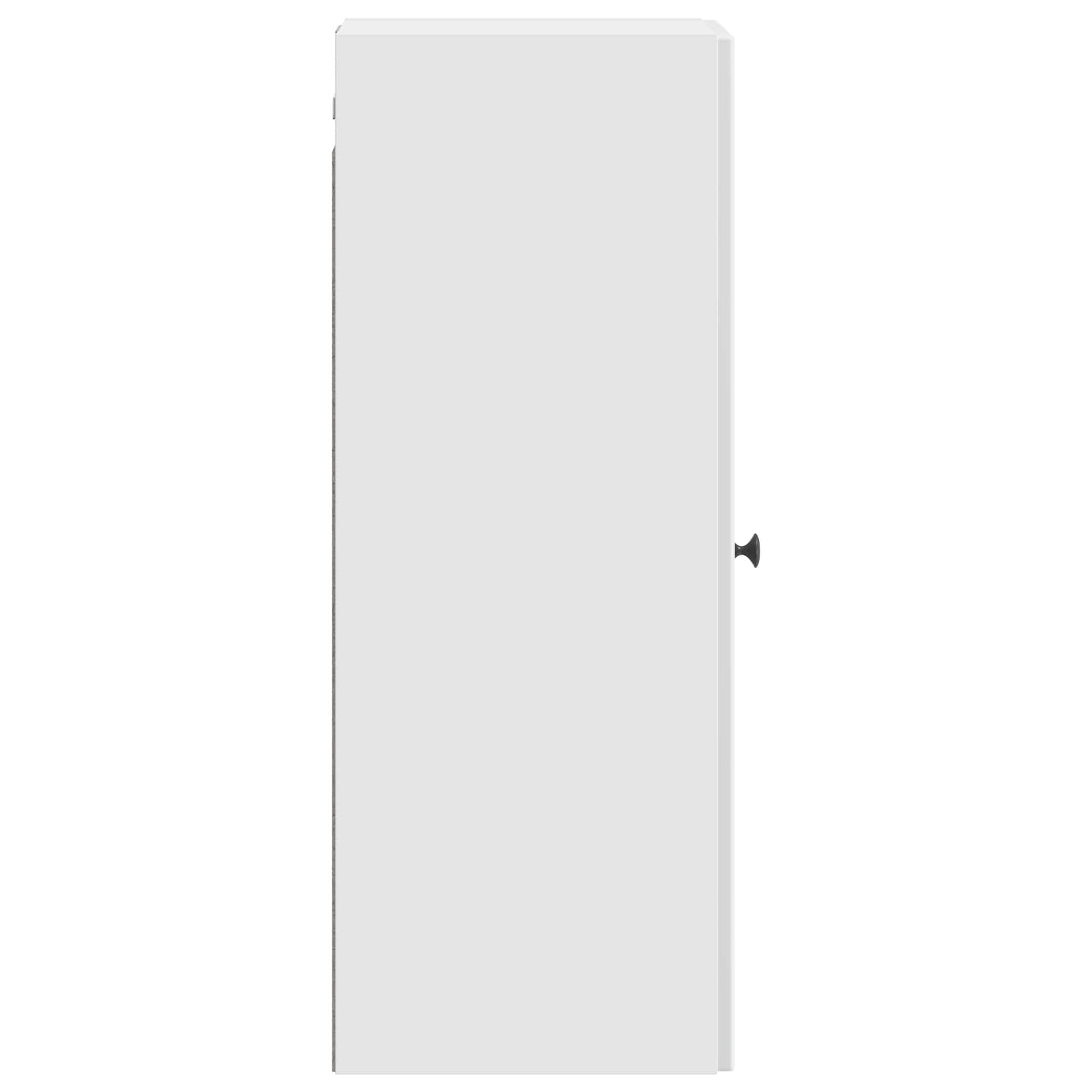 vidaXL Wall-Mounted Cabinet High Gloss White 33 x 34.5 x 90 cm 5