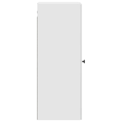 vidaXL Wall-Mounted Cabinet High Gloss White 33 x 34.5 x 90 cm 5