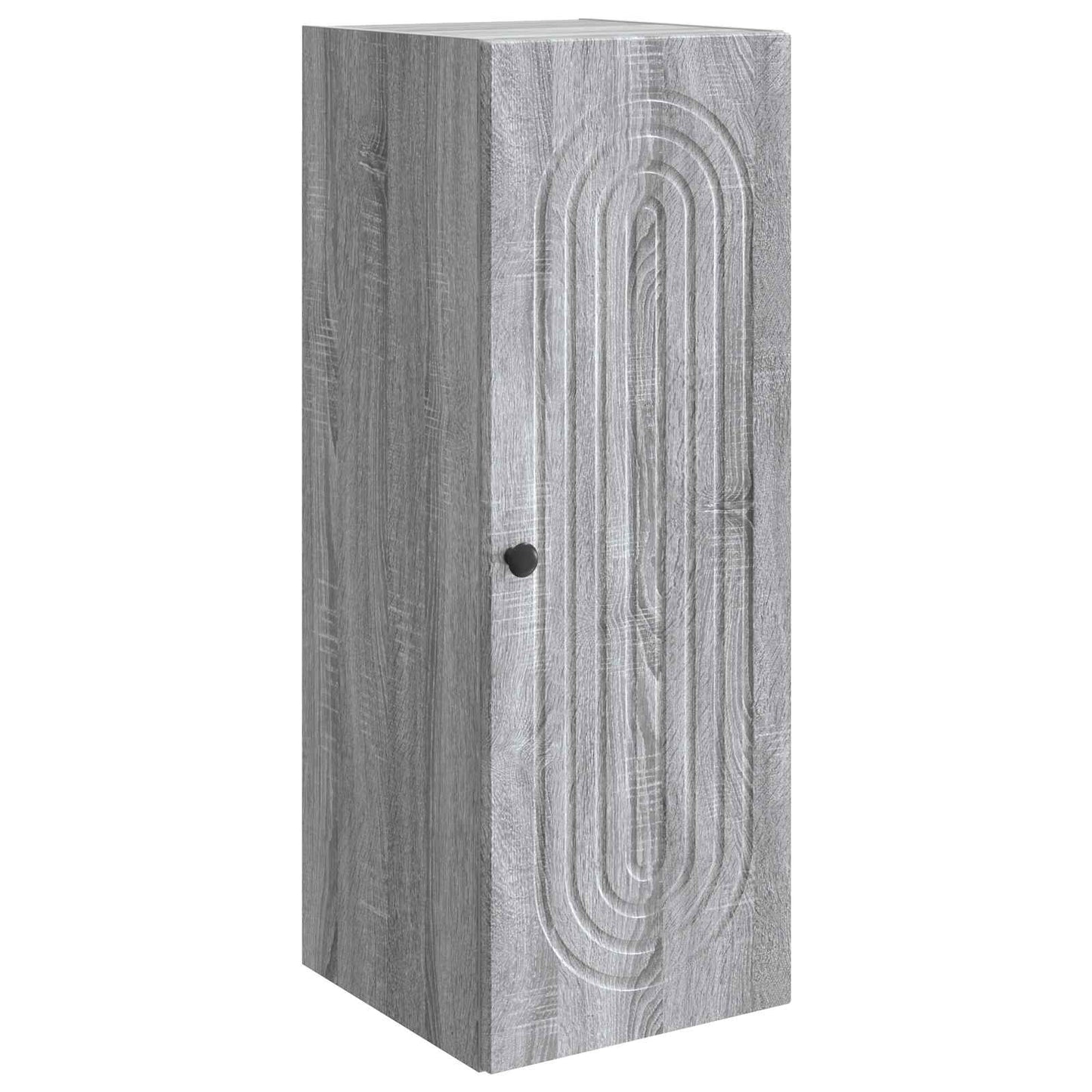 vidaXL Wall-Mounted Cabinet Grey Sonoma 33 x 34.5 x 90 cm 2