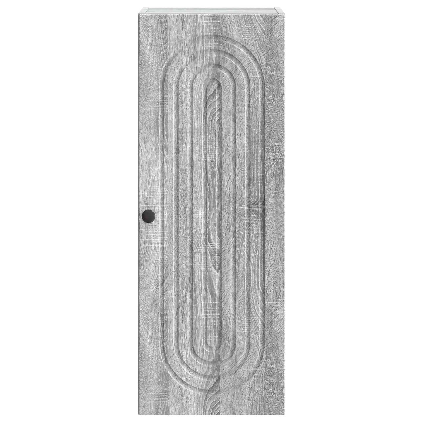 vidaXL Wall-Mounted Cabinet Grey Sonoma 33 x 34.5 x 90 cm 4