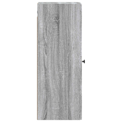 vidaXL Wall-Mounted Cabinet Grey Sonoma 33 x 34.5 x 90 cm 5
