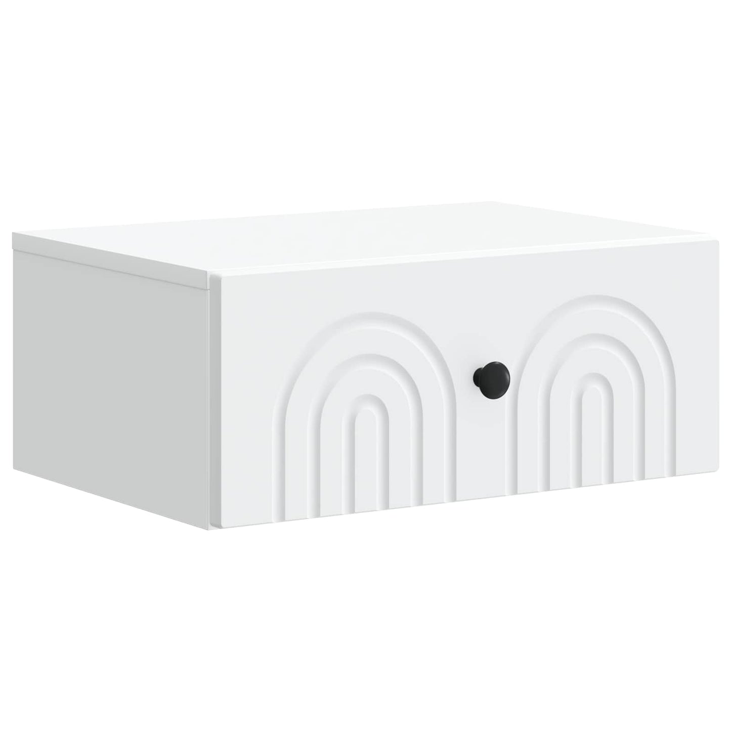 vidaXL Wall-Mounted Bedside Cabinet 2 pcs White 49 x 34.5 x 20 cm 5