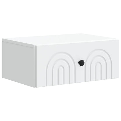 vidaXL Wall-Mounted Bedside Cabinet 2 pcs White 49 x 34.5 x 20 cm 5