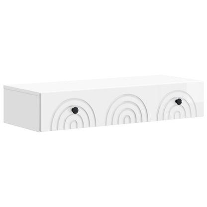 vidaXL Wall-Mounted Side Table 87.5 x 34.5 x 17 cm Engineered Wood 2