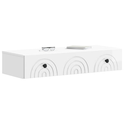 vidaXL Wall-Mounted Side Table 87.5 x 34.5 x 17 cm Engineered Wood 3