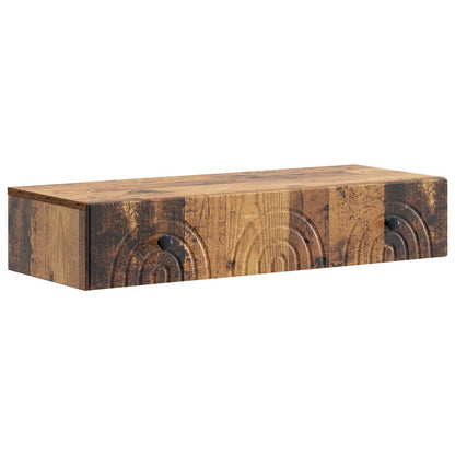 vidaXL Wall-Mounted Side Table 87.5 x 34.5 x 17 cm Engineered Wood 2