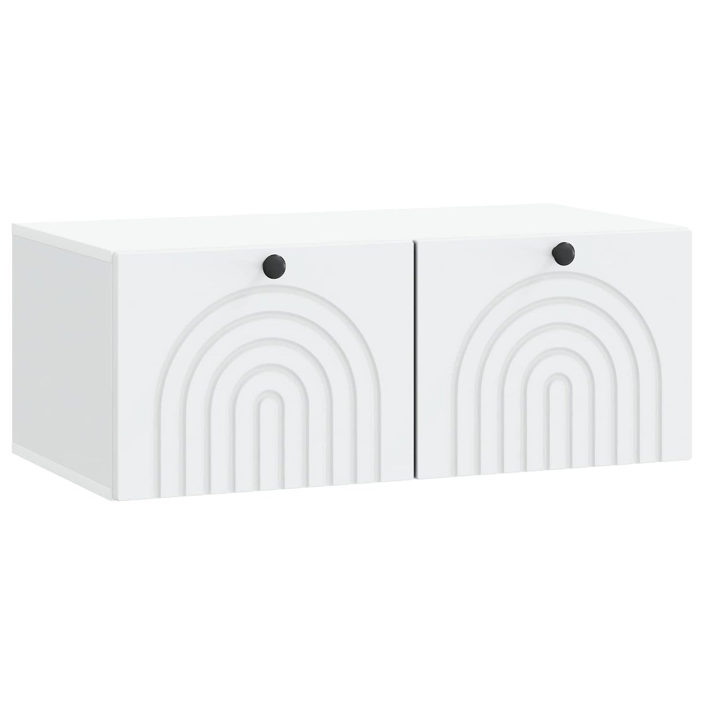 vidaXL Wall-Mounted TV Cabinet White 78.5 x 41 x 30 cm Engineered Wood 2