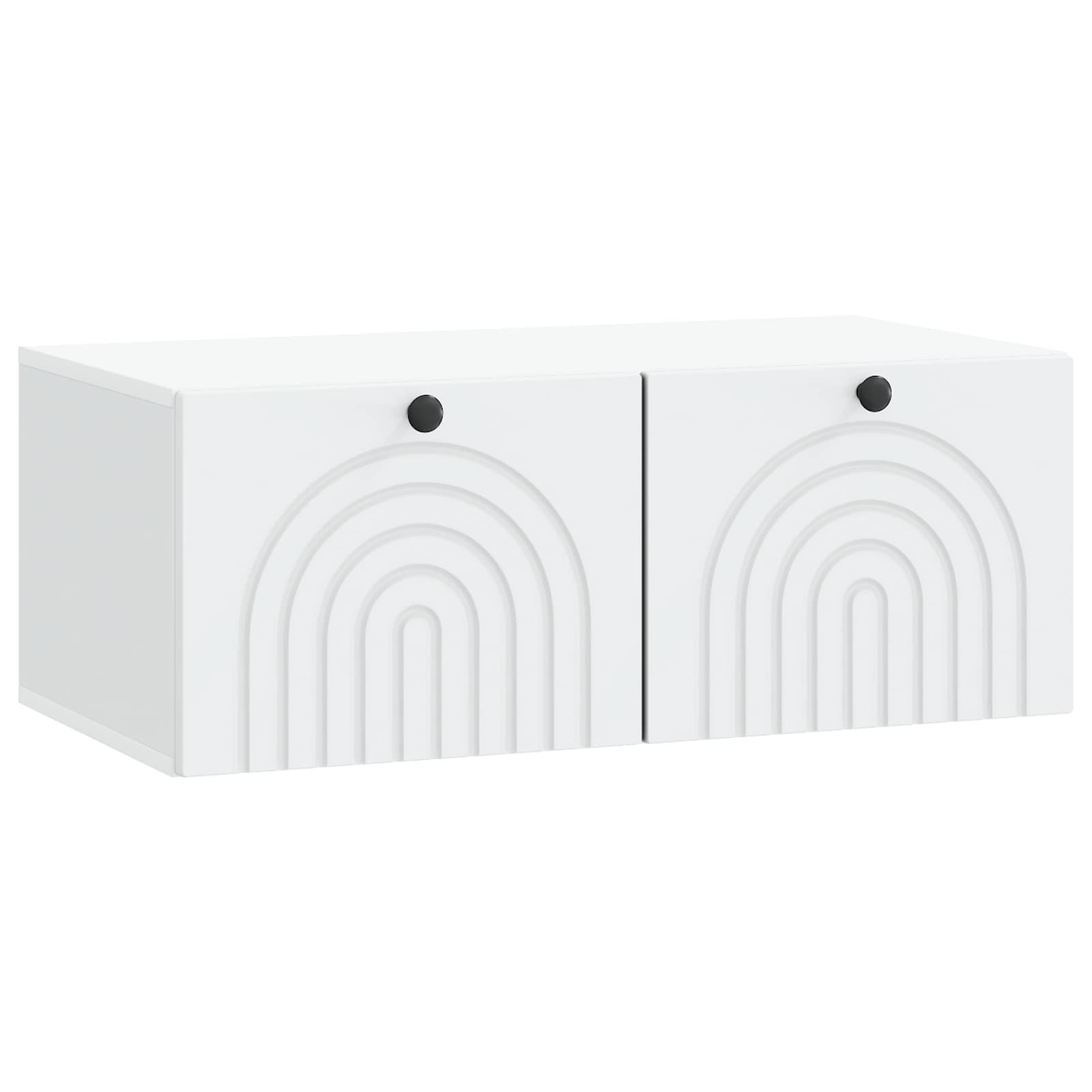 vidaXL Wall-Mounted TV Cabinet White 78.5 x 41 x 30 cm Engineered Wood 2