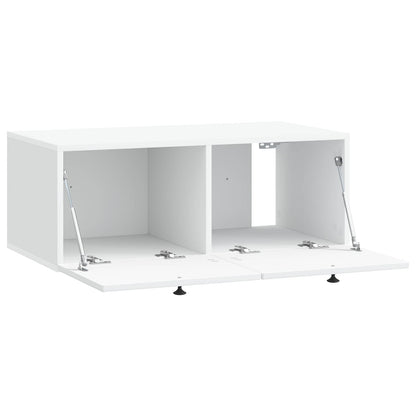 vidaXL Wall-Mounted TV Cabinet White 78.5 x 41 x 30 cm Engineered Wood 5