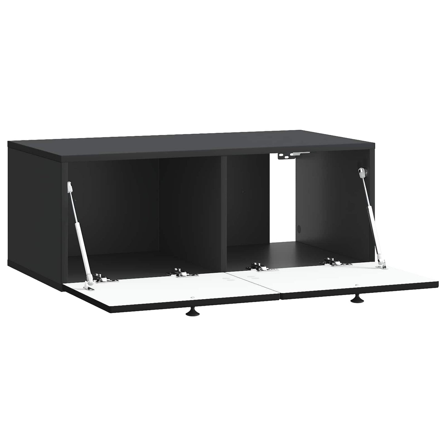 vidaXL Wall-Mounted TV Cabinet Black 78.5 x 41 x 30 cm Engineered Wood 5