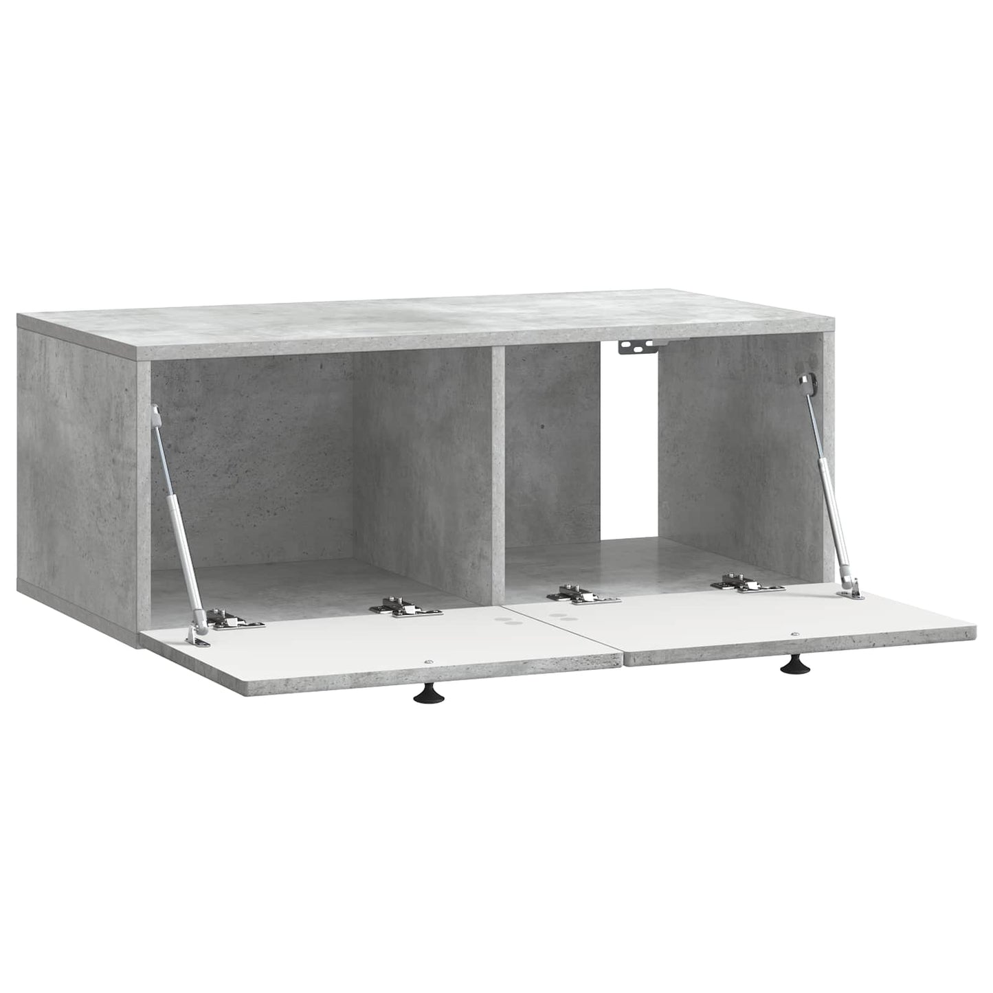 vidaXL Wall-Mounted TV Cabinet Concrete Grey 78.5 x 41 x 30 cm 5