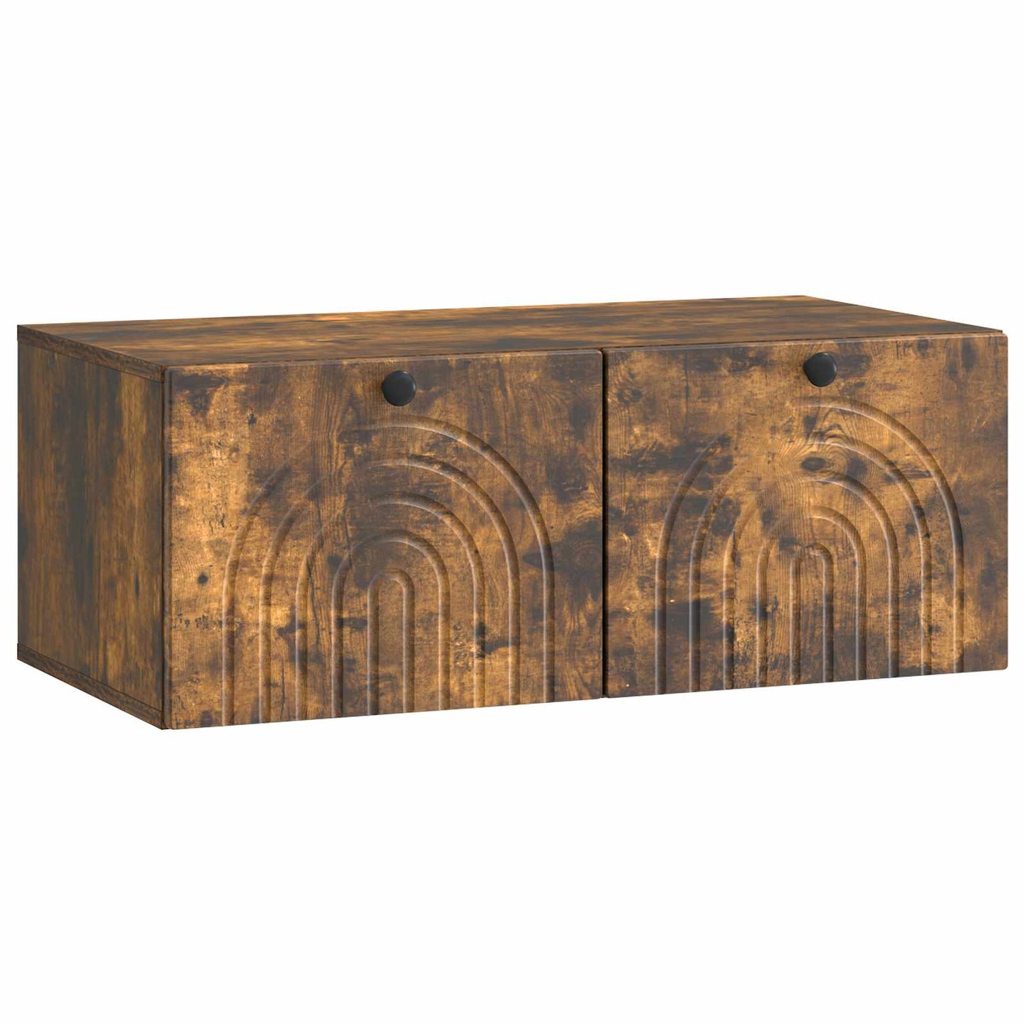 vidaXL Wall-Mounted TV Cabinet Smoked Oak 78.5 x 41 x 30 cm 2