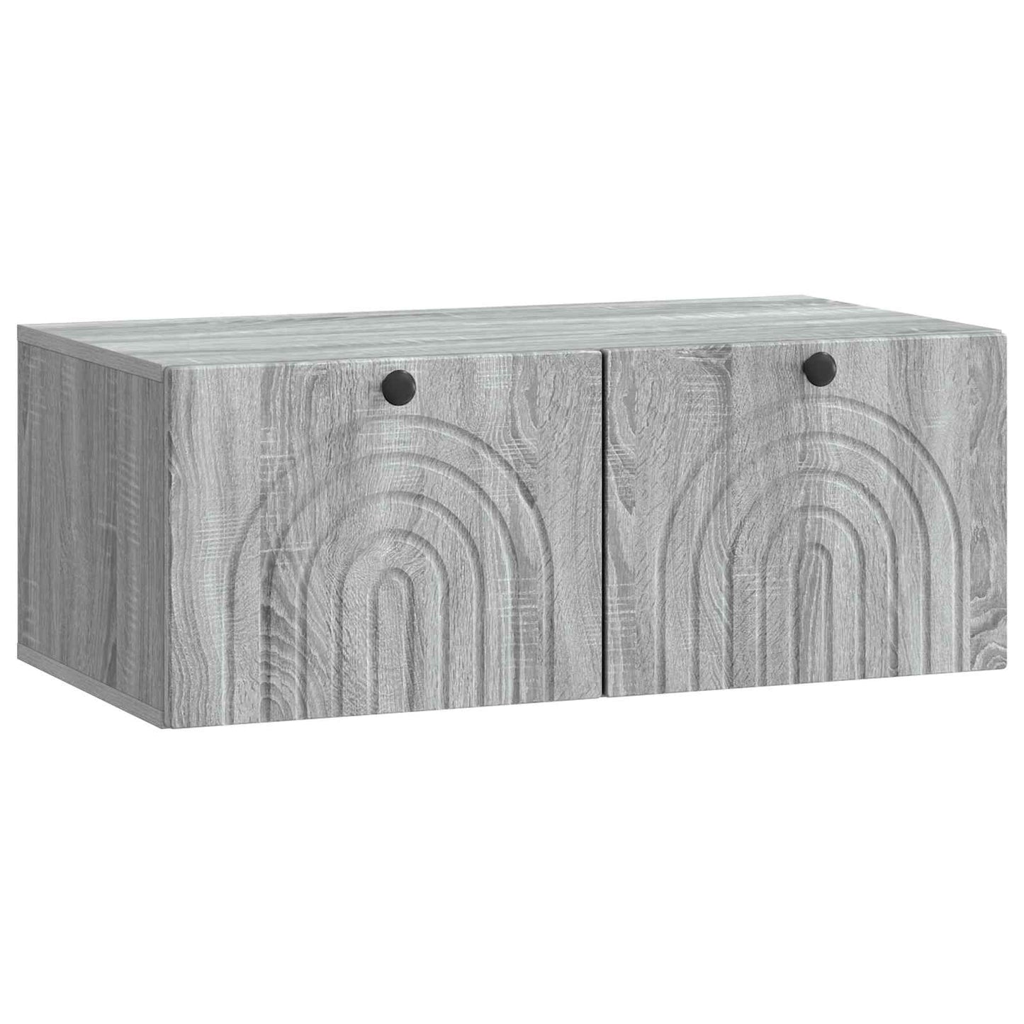 vidaXL Wall-Mounted TV Cabinet Grey Sonoma 78.5 x 41 x 30 cm 2