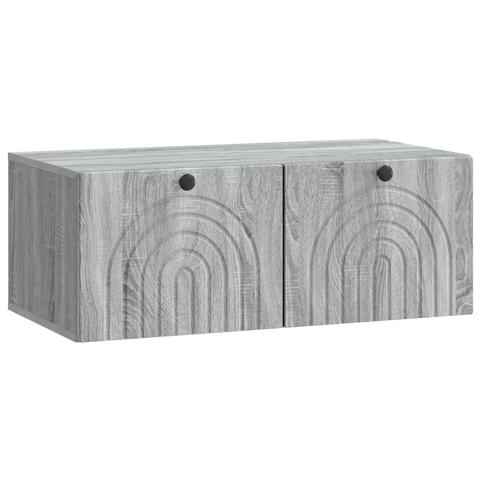 vidaXL Wall-Mounted TV Cabinet Grey Sonoma 78.5 x 41 x 30 cm 2