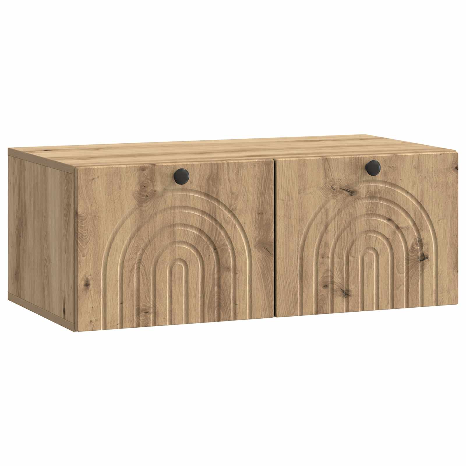 vidaXL Wall-Mounted TV Cabinet 78.5 x 41 x 30 cm Artisan Oak 2