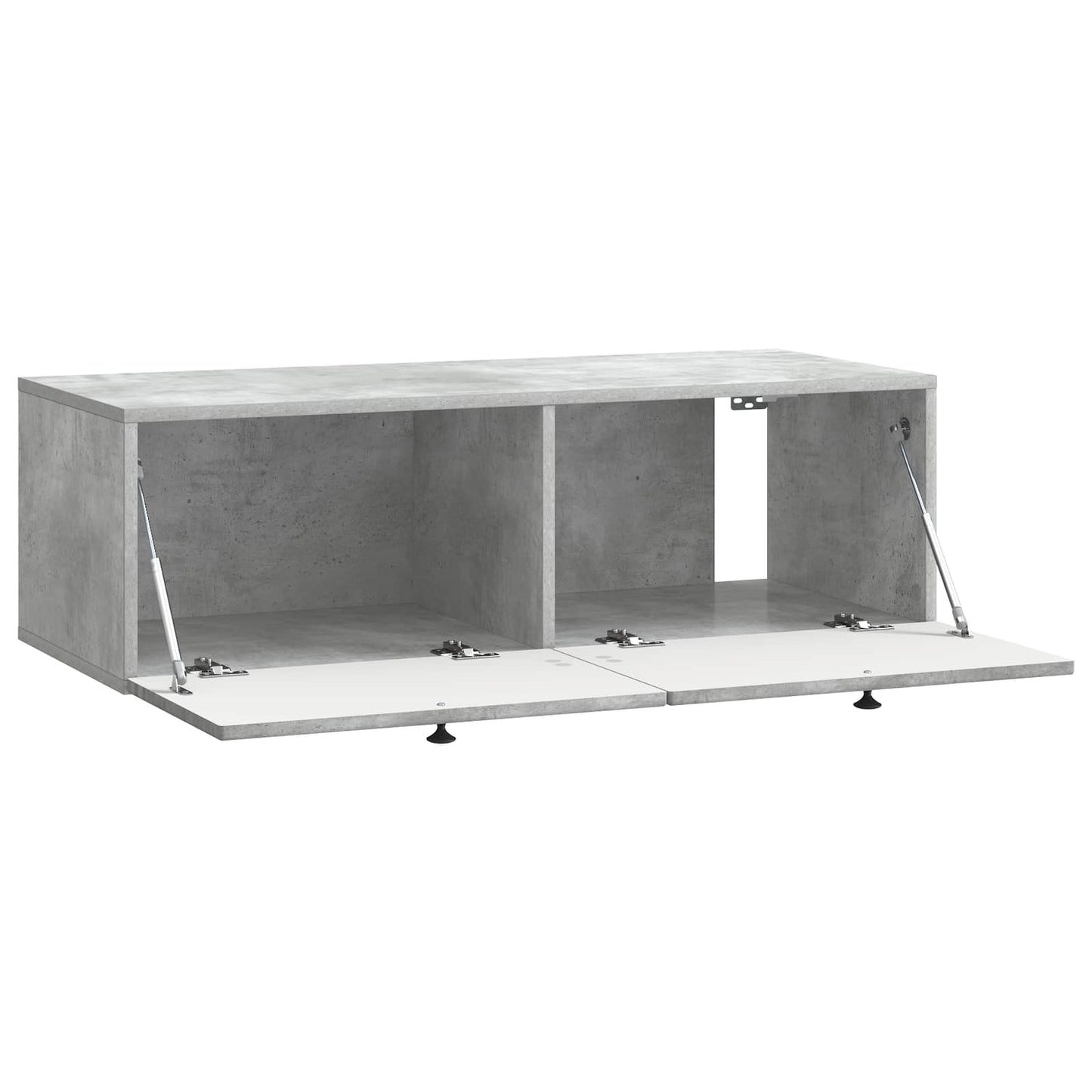 vidaXL Wall-Mounted TV Cabinet Concrete Grey 99 x 41 x 30 cm 5