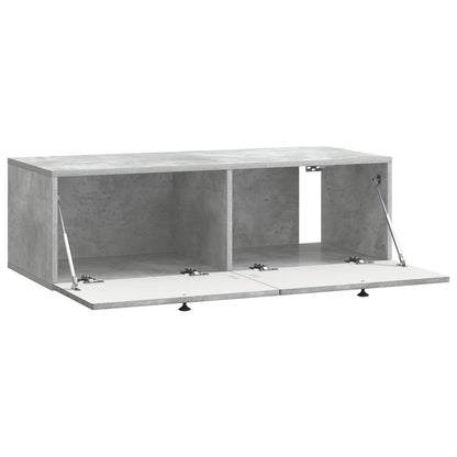 vidaXL Wall-Mounted TV Cabinet Concrete Grey 99 x 41 x 30 cm 5