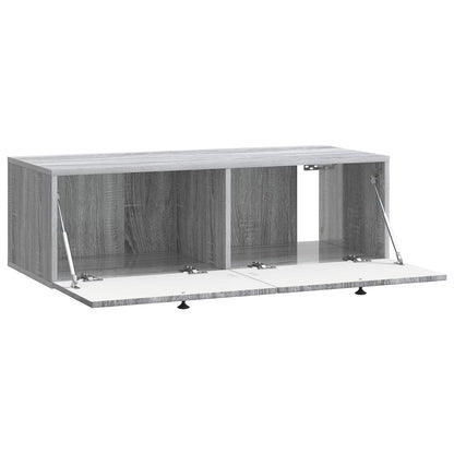 vidaXL Wall-Mounted TV Cabinet Grey Sonoma 99 x 41 x 30 cm 5