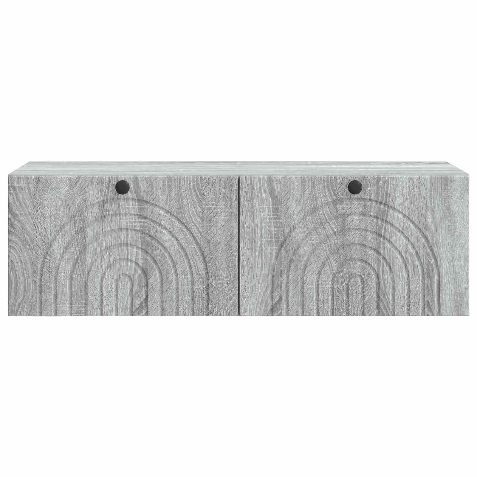 vidaXL Wall-Mounted TV Cabinet Grey Sonoma 99 x 41 x 30 cm 6