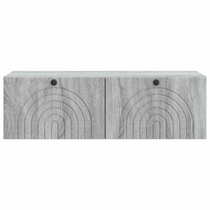 vidaXL Wall-Mounted TV Cabinet Grey Sonoma 99 x 41 x 30 cm 6