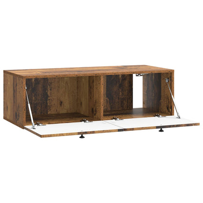 vidaXL Wall-Mounted TV Cabinet Wall-mounted Old Wood 99 x 41 x 30 cm 5