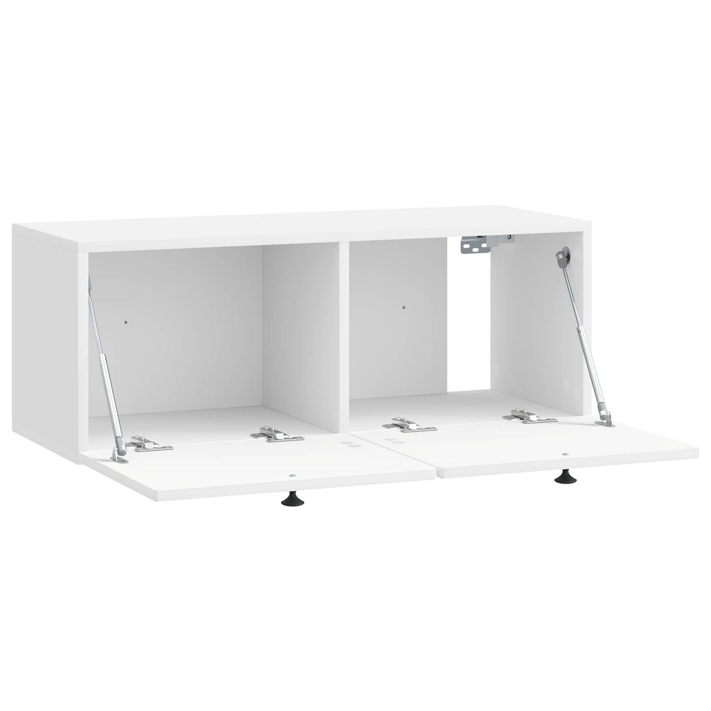 vidaXL Wall-Mounted TV Cabinet High Gloss White 78.5 x 31 x 30 cm 5