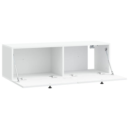 vidaXL Wall-Mounted TV Cabinet White 98 x 31 x 30 cm Engineered Wood 5