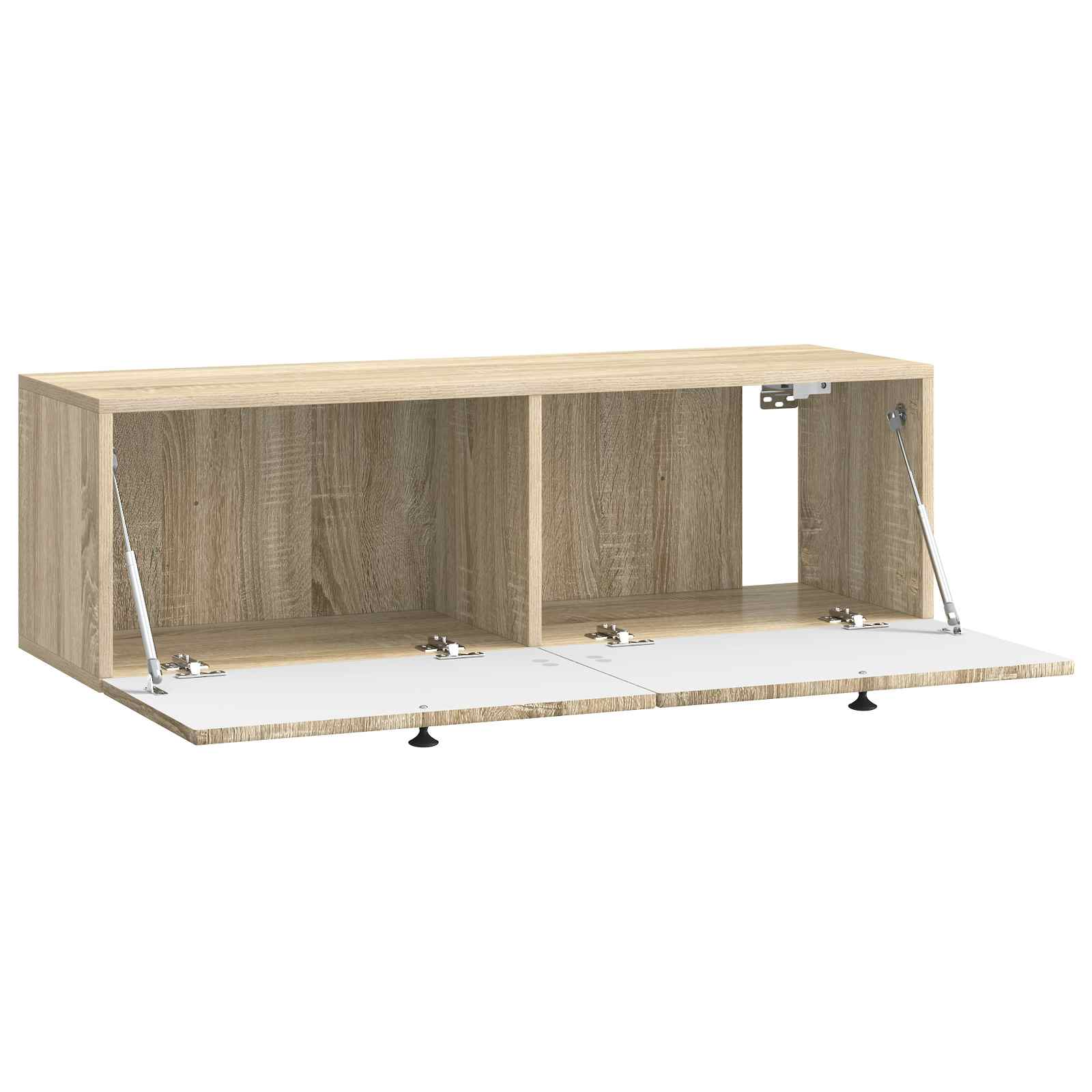 vidaXL Wall-Mounted TV Cabinet Wall-mounted Sonoma Oak 98 x 31 x 30 cm 5