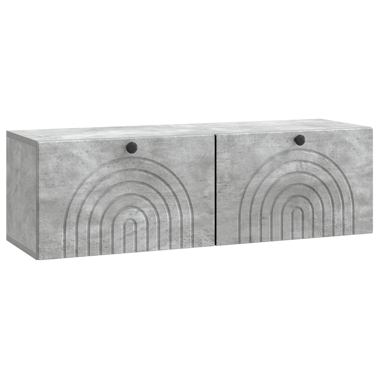 vidaXL Wall-Mounted TV Cabinet Concrete Grey 98 x 31 x 30 cm 2