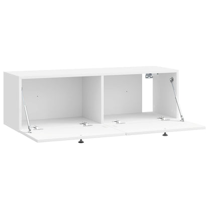 vidaXL Wall-Mounted TV Cabinet High Gloss White 98 x 31 x 30 cm 5