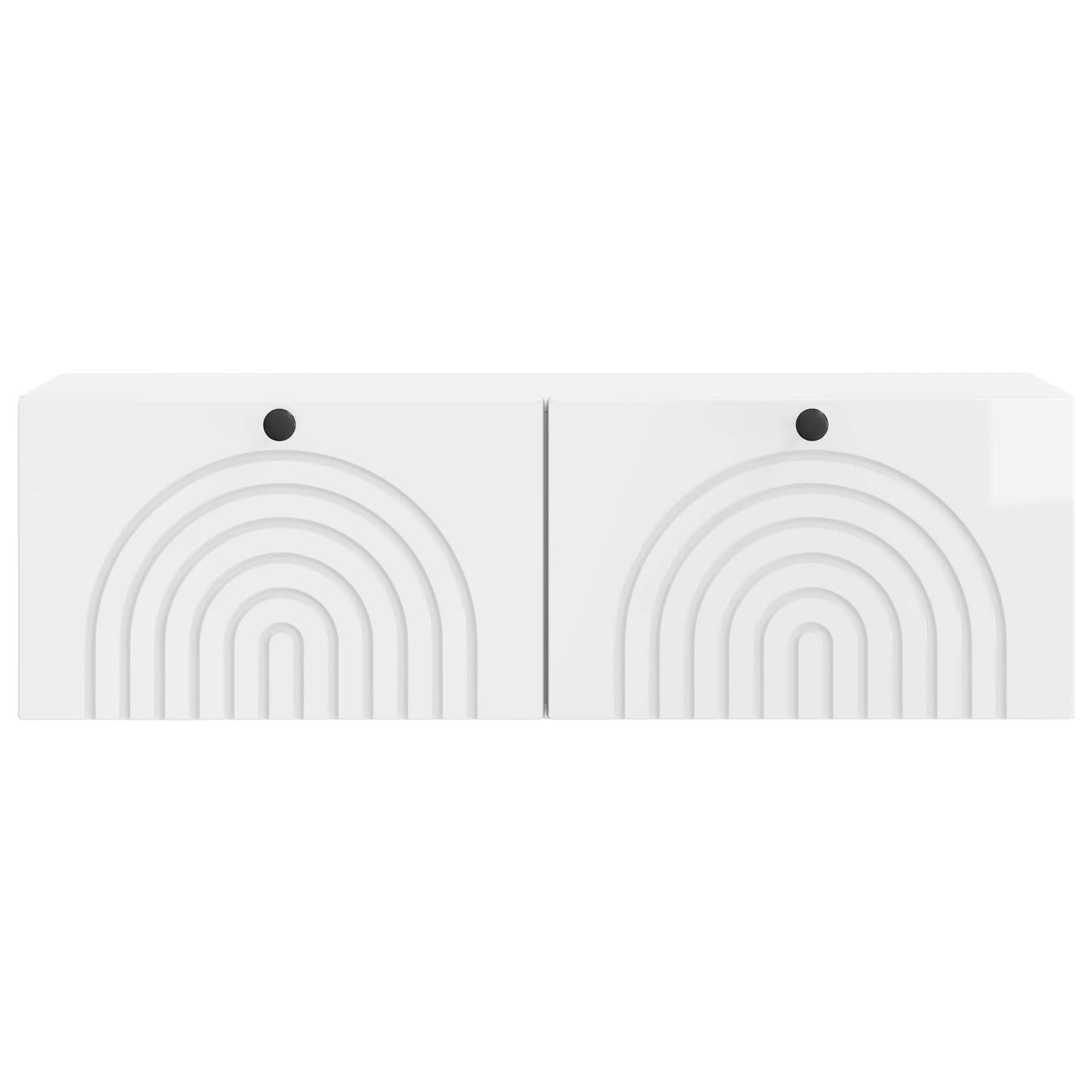 vidaXL Wall-Mounted TV Cabinet High Gloss White 98 x 31 x 30 cm 6