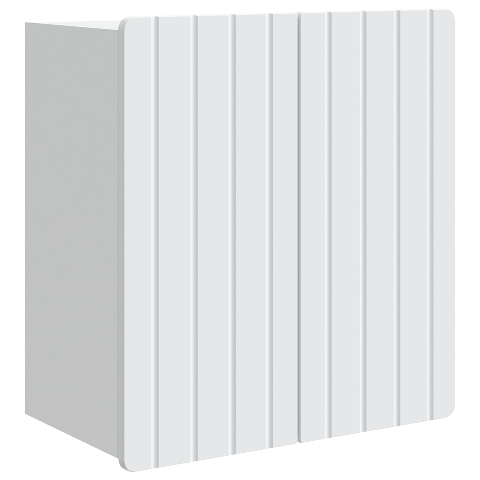 vidaXL Wall-Mounted Cabinet White 59 x 31 x 64 cm Engineered Wood 2