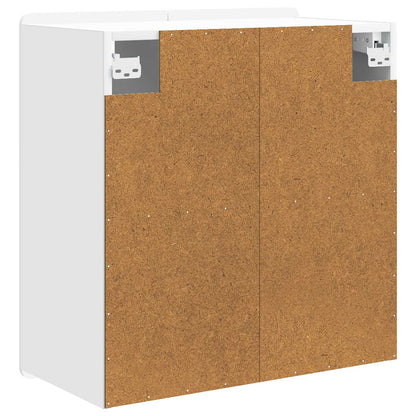 vidaXL Wall-Mounted Cabinet White 59 x 31 x 64 cm Engineered Wood 6