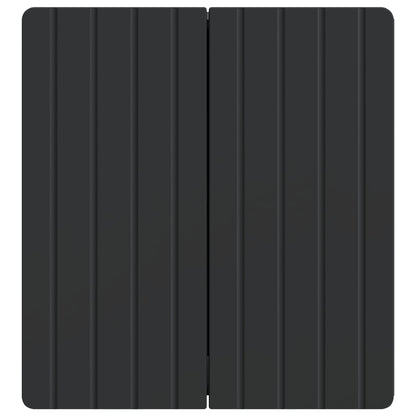 vidaXL Wall-Mounted Cabinet Black 59 x 31 x 64 cm Engineered Wood 4