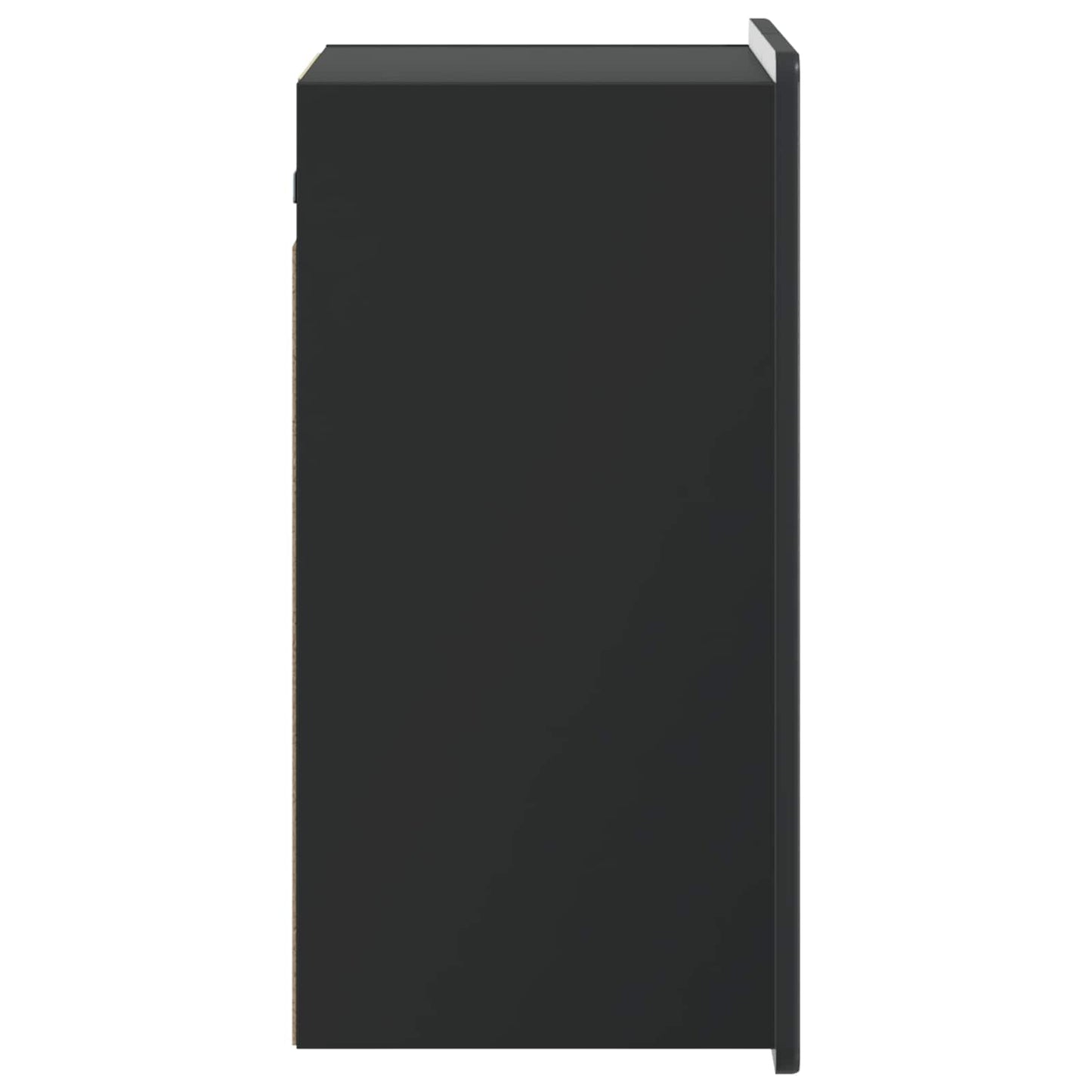 vidaXL Wall-Mounted Cabinet Black 59 x 31 x 64 cm Engineered Wood 5