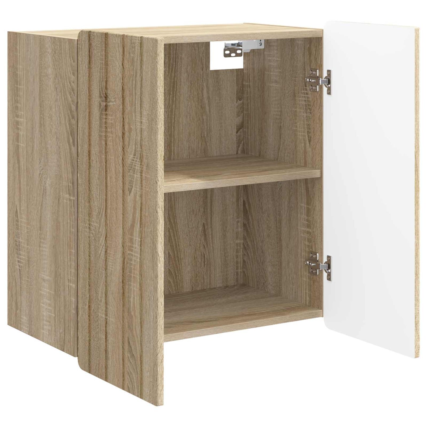 vidaXL Wall-Mounted Cabinet Sonoma Oak 59 x 31 x 64 cm Engineered Wood 3