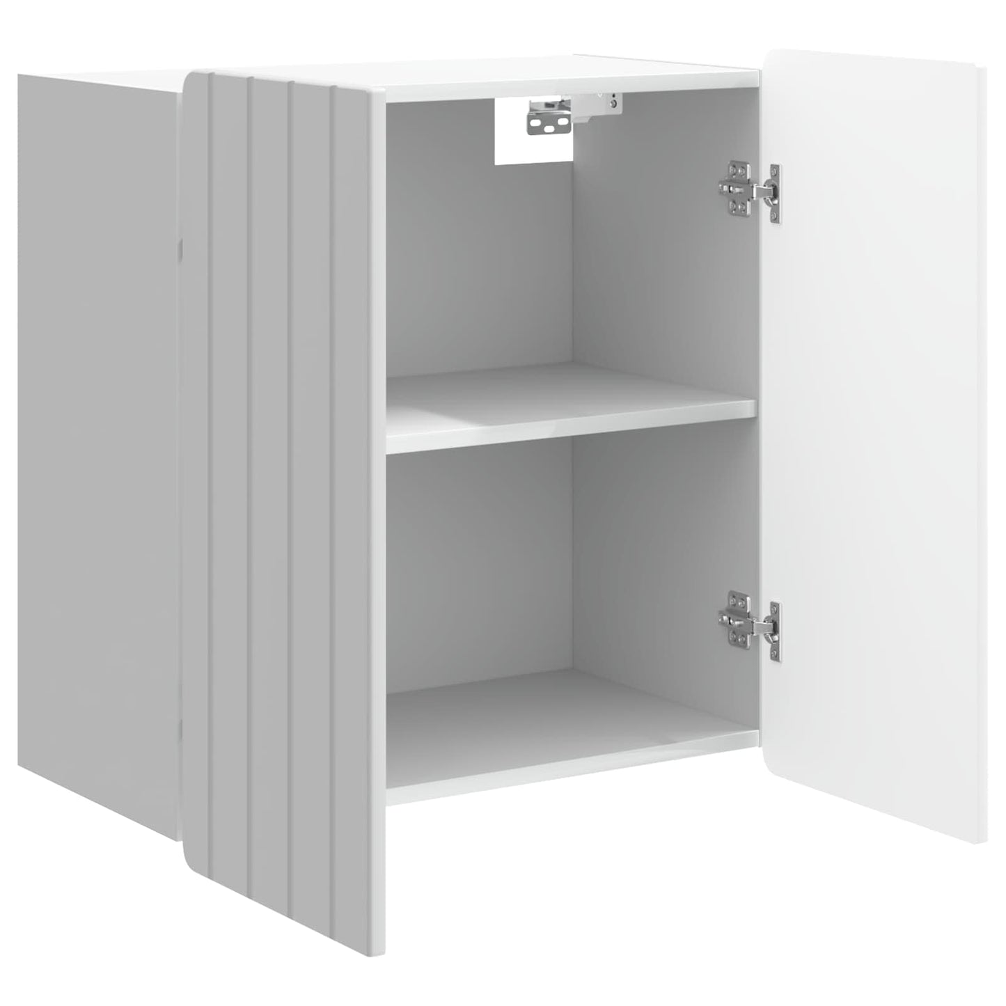 vidaXL Wall-Mounted Cabinet High Gloss White 59 x 31 x 64 cm 3